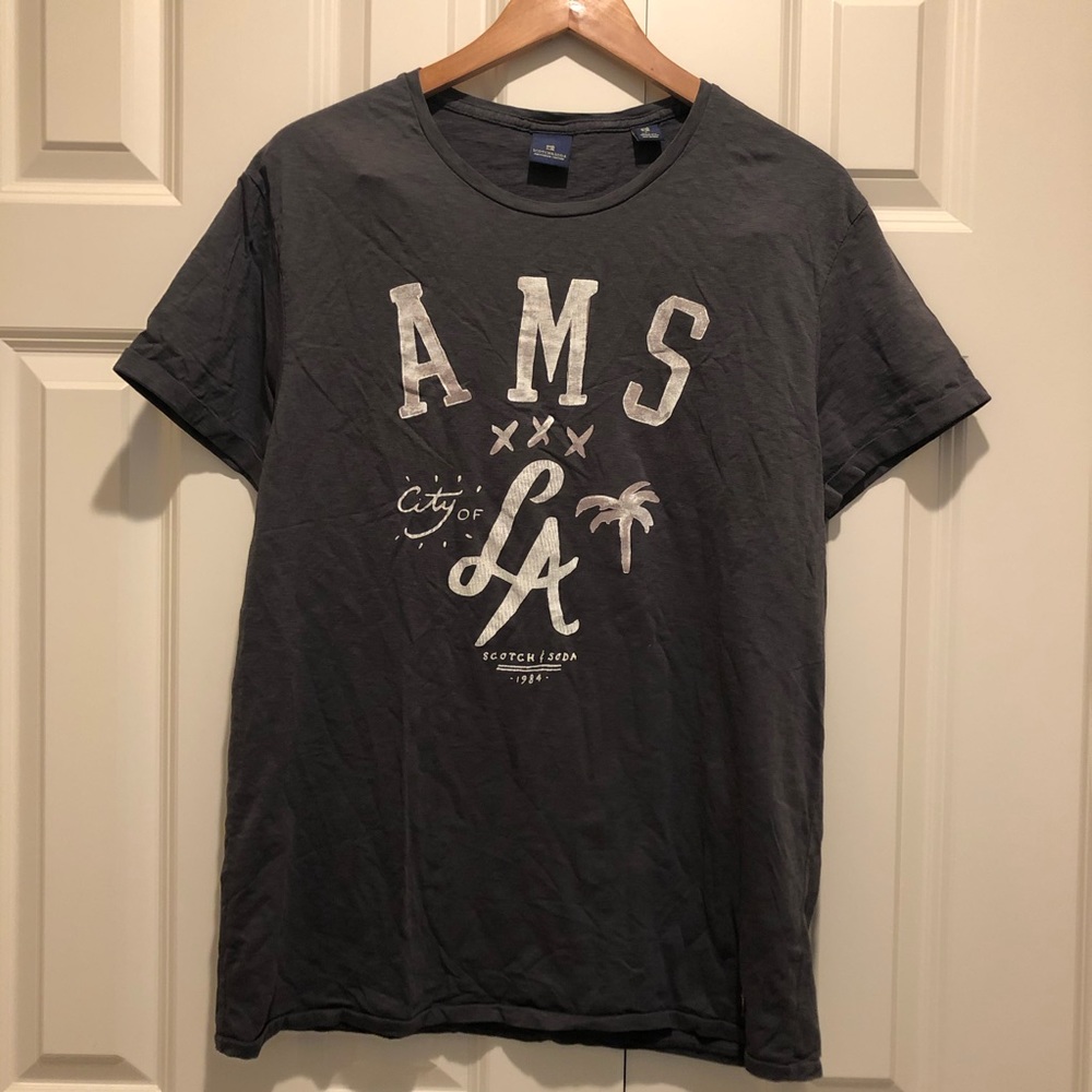 Scotch & Soda Grey T-shirt Large